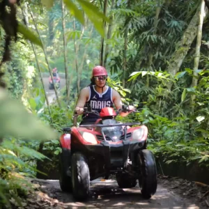 Ubud ATV with Rice Terrace Swing and Monkey Forest Tour